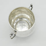Charles II Sterling Silver Restoration Two-Handled Porringer Antique 1662 London