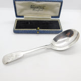 Georgian Sterling Silver 'R' Initial Tea Caddy Spoon Antique 1798 London