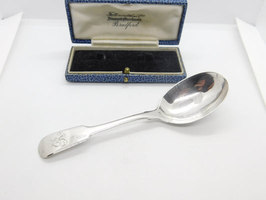 Georgian Sterling Silver 'R' Initial Tea Caddy Spoon Antique 1798 London