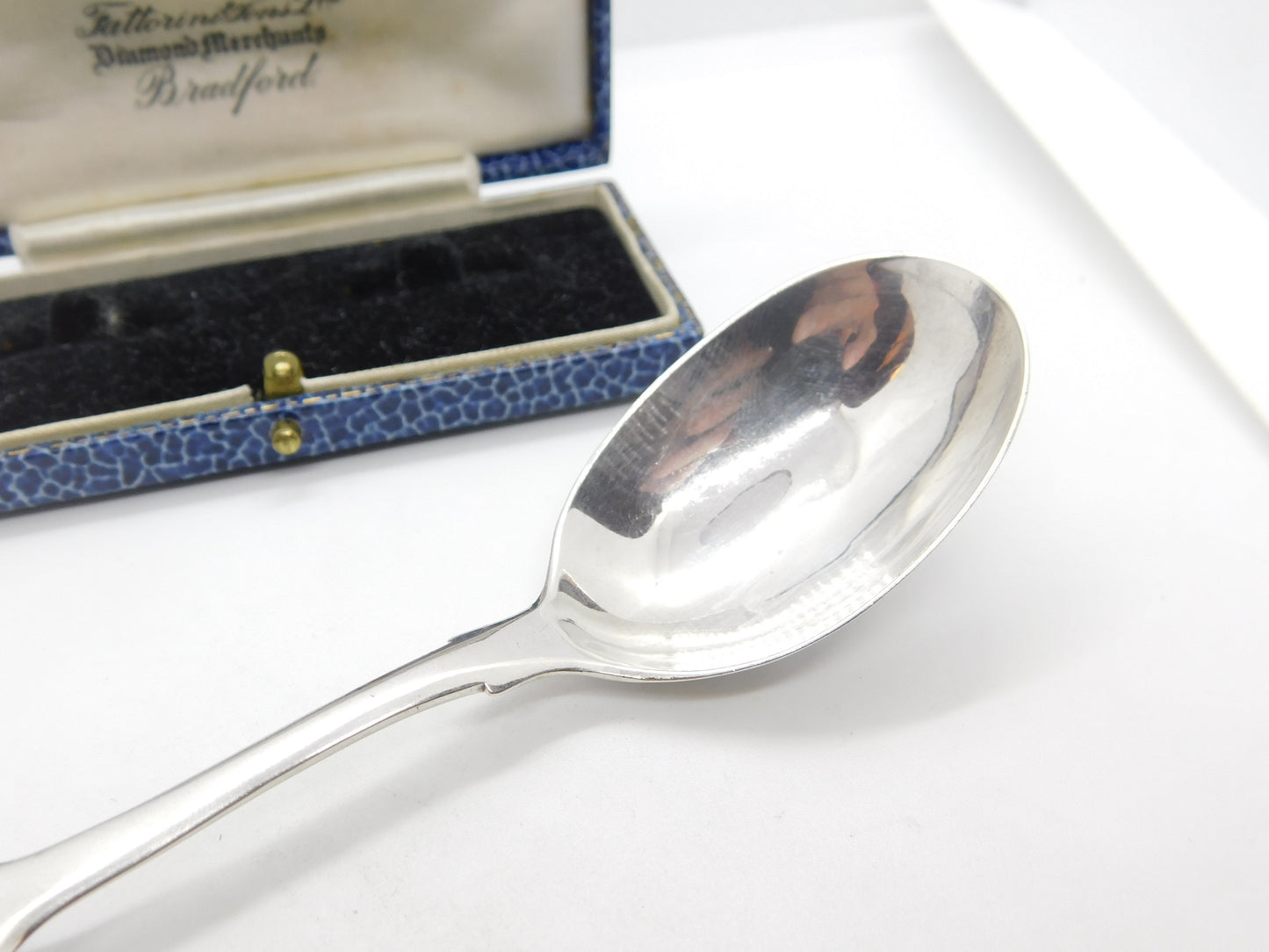 Georgian Sterling Silver 'R' Initial Tea Caddy Spoon Antique 1798 London