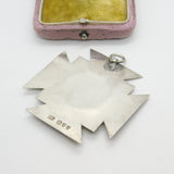 Victorian Large Sterling Silver Calvinist 'Merit' Medal 1893 London Antique