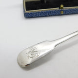 Georgian Sterling Silver 'R' Initial Tea Caddy Spoon Antique 1798 London
