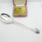 Arts & Crafts William Mark Planished Sterling Silver Table Spoon 1914 Antique
