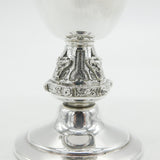Sterling Silver Celtic Pattern Wine Goblet Chalice Vintage 1977 Sheffield