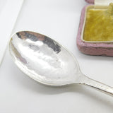 Arts & Crafts William Mark Planished Sterling Silver Table Spoon 1914 Antique