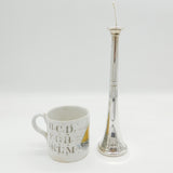 Art Deco Sterling Silver Hunting Horn Novelty Table Lighter Antique 1927 Chester