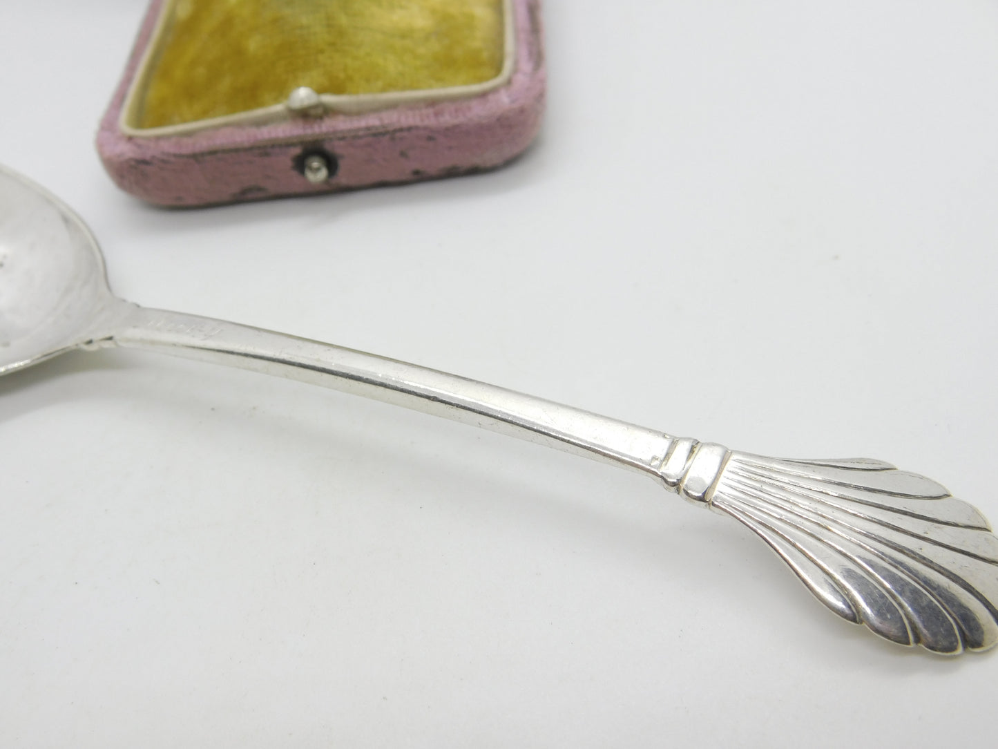 Arts & Crafts William Mark Planished Sterling Silver Table Spoon 1914 Antique