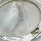 WWII Sterling Silver & Enamel Ladies Signal Corps Sweetheart Compact Antique
