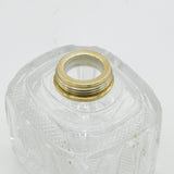 Georgian Sterling Silver Gilt & Cut Glass Perfume Bottle Antique 1834 London
