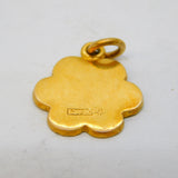 20th Century Chinese 18ct Yellow Gold Good Fortune Charm Pendant Antique c1920