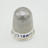 Victorian Sterling Silver Novelty 'Just A Thimbleful' Shot Cup Antique London