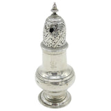 George III Sterling Silver Crested Muffineer Sugar Caster Antique 1766 London