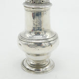 George III Sterling Silver Crested Muffineer Sugar Caster Antique 1766 London