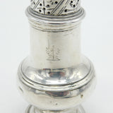 George III Sterling Silver Crested Muffineer Sugar Caster Antique 1766 London