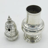 George III Sterling Silver Crested Muffineer Sugar Caster Antique 1766 London