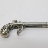 Sampson Mordan Sterling Silver Novelty Blunderbuss Queen Victoria Assassination Propelling Pencil Antique