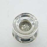 George III Sterling Silver Crested Muffineer Sugar Caster Antique 1766 London