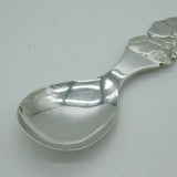 Sterling Silver George Washington Tea Caddy Spoon Antique 1923 Sheffield