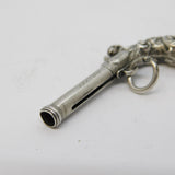 Sampson Mordan Sterling Silver Novelty Blunderbuss Queen Victoria Assassination Propelling Pencil Antique