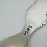Sterling Silver George Washington Tea Caddy Spoon Antique 1923 Sheffield