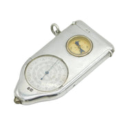 Edwardian Sterling Silver Combination Compass & Opisometer Vesta Case Antique 1908 London