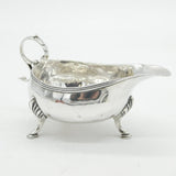 George III Provincial Sterling Silver Sauce Boat Antique c1795 Newcastle