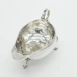 George III Provincial Sterling Silver Sauce Boat Antique c1795 Newcastle