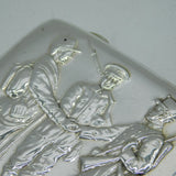 WW1-Era Silver Plated Christmas Truce Cigarette Case Antique c1914 London