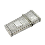 George IV Sterling Silver Floral Sewing Etui Case Antique 1827 Birmingham