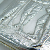 WW1-Era Silver Plated Christmas Truce Cigarette Case Antique c1914 London