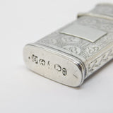 George IV Sterling Silver Floral Sewing Etui Case Antique 1827 Birmingham