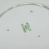 Edwardian Sterling Silver Mounted Aynsley Ceramic Novelty Ashtray Antique 1905