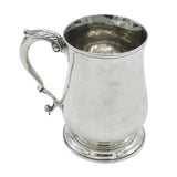 George III Sterling Silver Baluster Pint Tankard Antique 1761 London