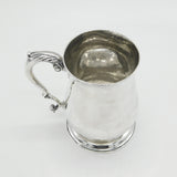 George III Sterling Silver Baluster Pint Tankard Antique 1761 London