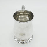 George III Sterling Silver Baluster Pint Tankard Antique 1761 London