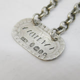 George IV Sterling Silver 'Anchovy' Sauce Label Ticket Antique 1823 London