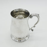 George III Sterling Silver Baluster Pint Tankard Antique 1761 London