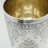 Victorian Sterling Silver Communion Wine Chalice Goblet Antique 1876 George Unite