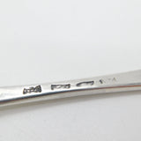Early Georgian Sterling Silver Pair of Bright Cut Serving Spoons 1766 London