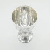 Victorian Sterling Silver Aesthetic Fern Pattern Goblet Chalice Antique London
