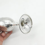 Victorian Sterling Silver Aesthetic Fern Pattern Goblet Chalice Antique London