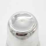 Art Nouveau French Sterling Silver Beaker with Acanthus Motif Antique c1890