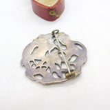 Edwardian Sterling Silver Classical Nouveau Brooch 1903 London Antique
