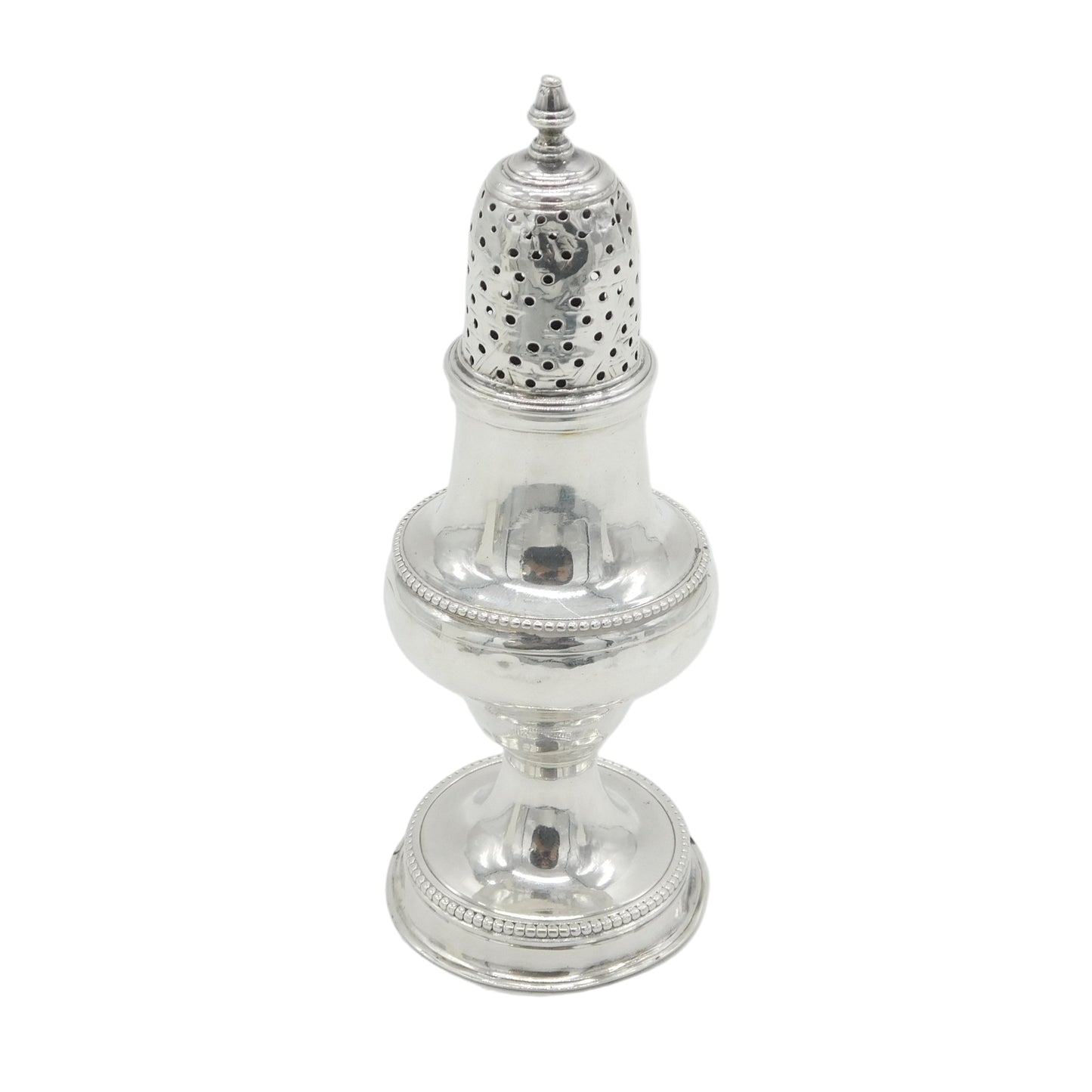George III Sterling Silver Muffineer Sugar Caster Antique 1784 London