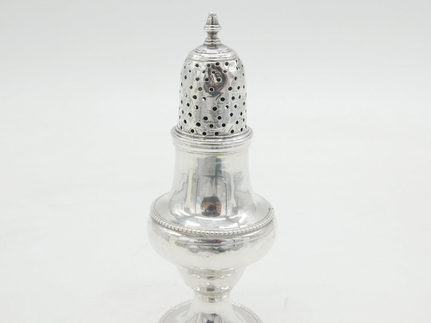 George III Sterling Silver Muffineer Sugar Caster Antique 1784 London