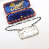 Georgian Sterling Silver Sherry Decanter Label 1806 London John Emes