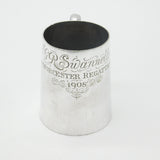 Edwardian Silver Plated 'Worcester Regatta 1908' Rowing Tankard Trophy Antique
