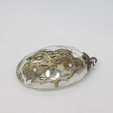 Victorian Sterling Silver & Rock Crystal Monogram Pendant Antique c1860