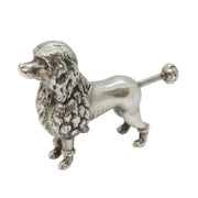 Sterling Silver Novelty Poodle Dog Cigar Cutter Vintage 1978 London