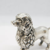 Sterling Silver Novelty Poodle Dog Cigar Cutter Vintage 1978 London